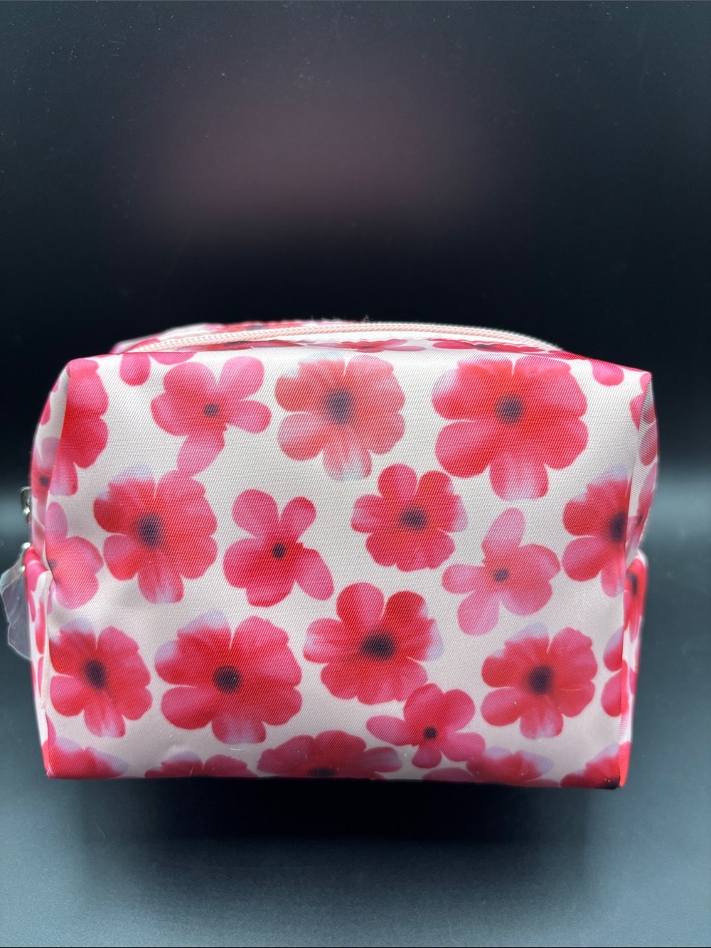 Velvet Caviar Pink Floral Cosmetic Pouch